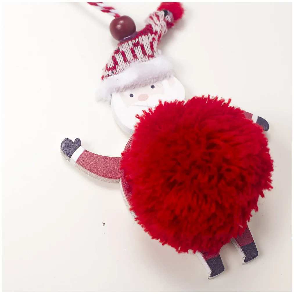 С очаровательным снеговиком подвеска с Санта Клаусом Клаус Плюшевая Кукла