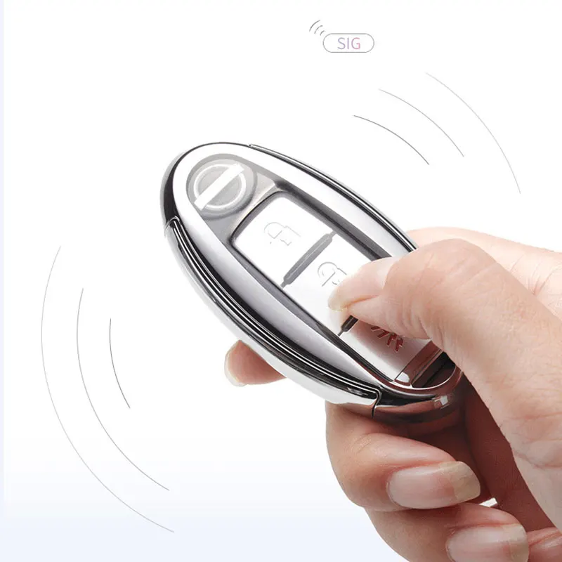 TPU + PC чехол ключа дистанционного управления автомобилем Брелок для Nissan Qashqai J10 J11 X