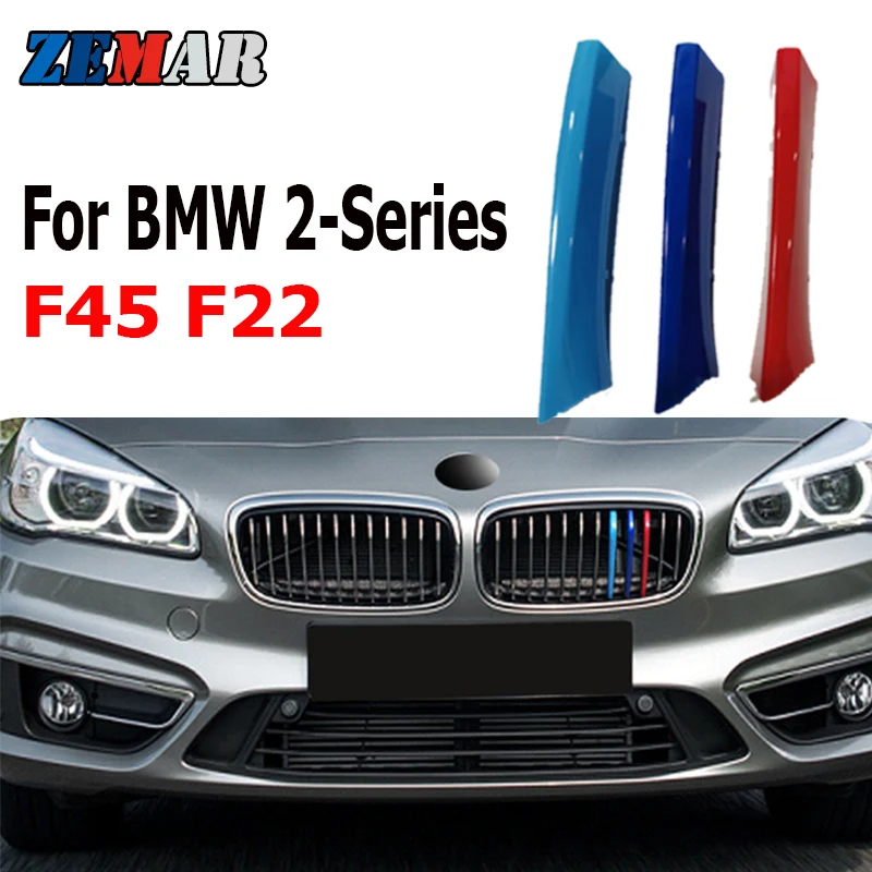 3 قطعة ABS لسيارات BMW F22 F45 F23 F46 F44 سلسلة 2 سباق السيارات مصبغة قطاع تقليم كليب M الأداء اكسسوارات 2014-2019 2020 2021