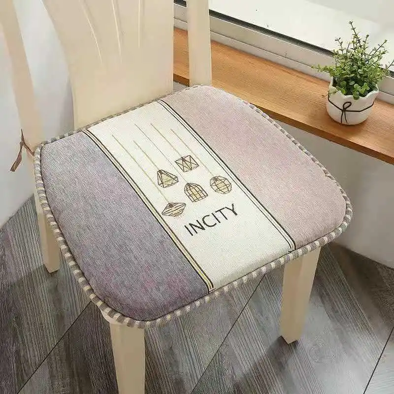 Nordic декоративные стул колодки и подушки Чехол для Деревянный Кухня Подушка на