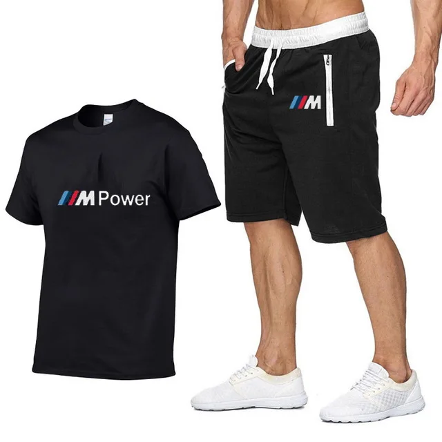 Мужская футболка с коротким рукавом для M Power Racing motorcycle летняя мужская в стиле