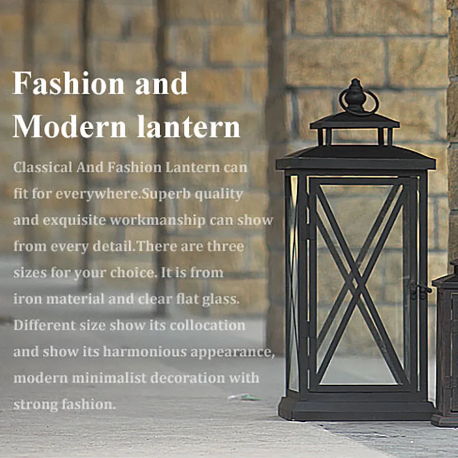 

European Simple Candle Holder Decorations Wrought Iron Weeding Birthday Christmas Candle Lantern Home Decor Bb50