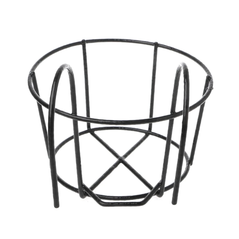 

Hanging Plant Iron Racks Balcony Round Flower Pot Rack Railing Fence Outdoor 32CC