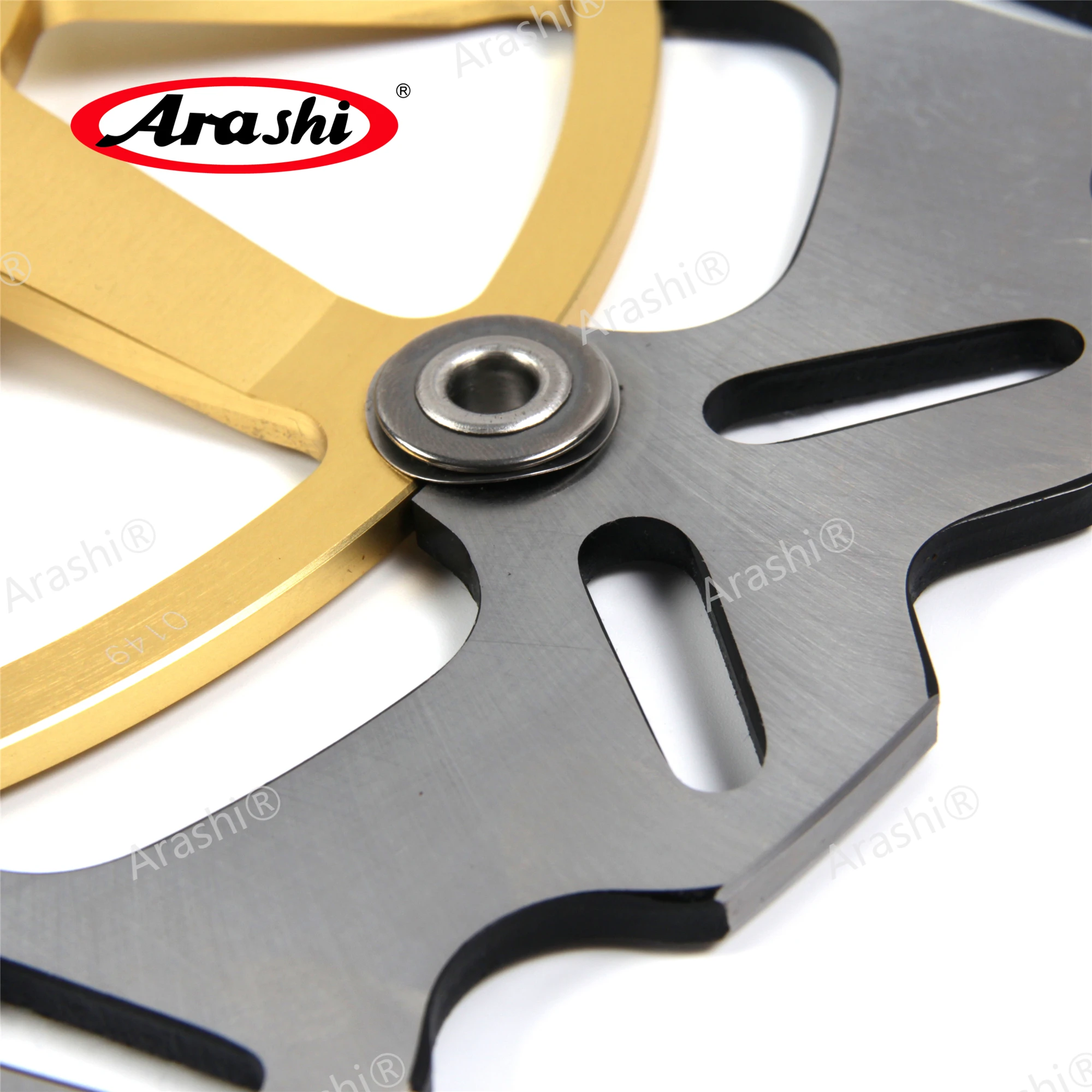 Arashi 1 пара для DUCATI 848 EVO 2011 2013 CNC плавающие передние тормозные диски 850 2012 2013|front brake