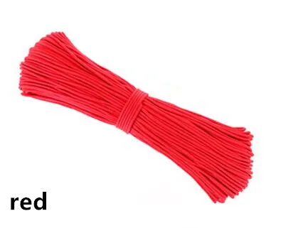 red 10M 10 м 4 мм/10 мм цветной плетеный нейлоновый шнур для кемпинга, веревка ручной работы, веревка для одежды, шнуры для украшения дома - Цвет: red 10M