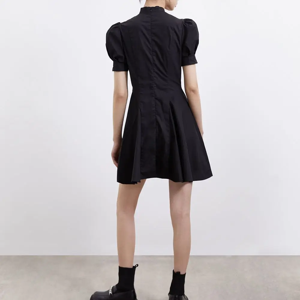 

HOLLOW LANTERN SLEEVE MINI DRESS WJ15S7AN2000