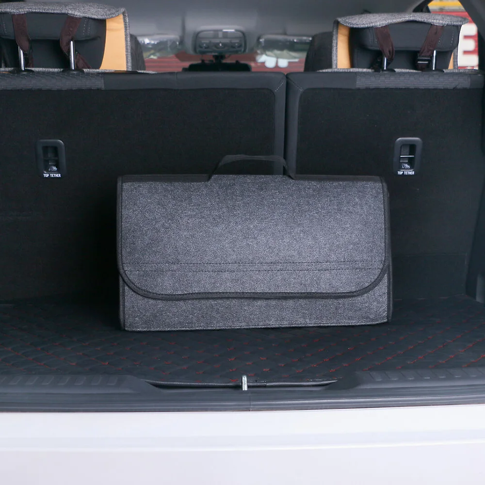 Сумка-Органайзер для багажника автомобиля складная из мягкого фетра | Дом и сад