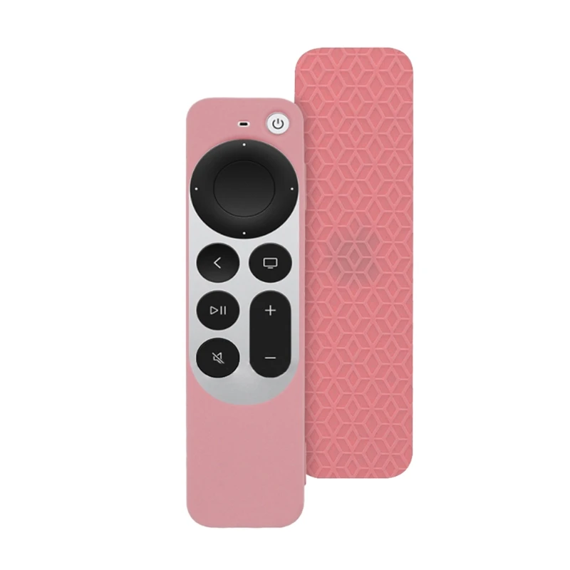 Fit for -Apple TV 4K Remote Controller Protective Sleeve Shockproof Case Anti-slip Full Body Portable Silicone Cover