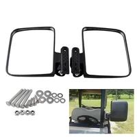 2pcs universal golf car side mirror rear view mirror golf cart mirrors for ezgo club car for yamah moveland rhox accessories