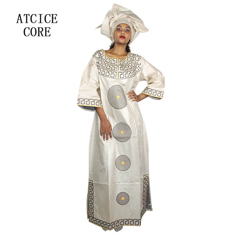 Женское платье с вышивкой длинное в африканском стиле LA112|Африканская одежда| |