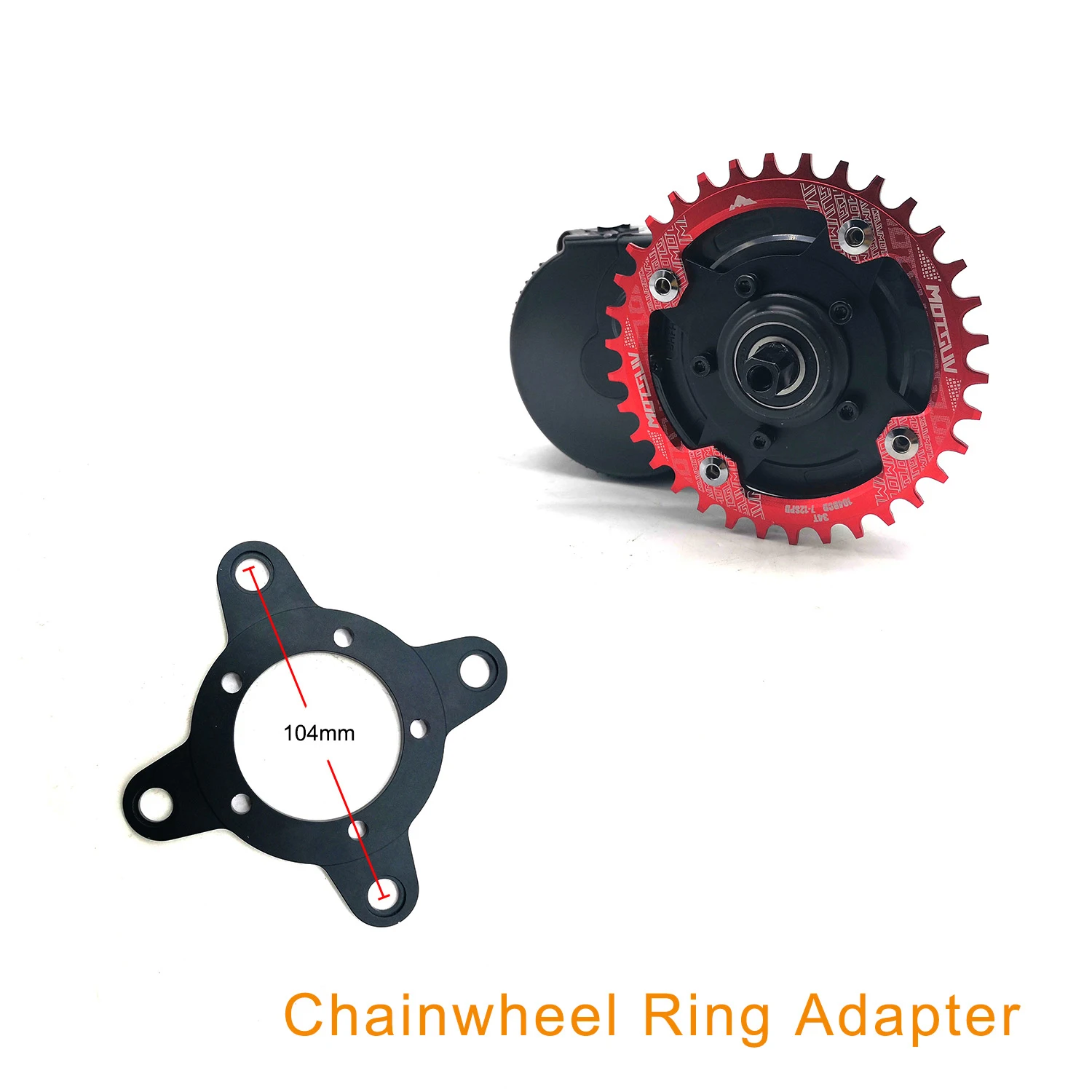 

Переходник Bafang для велосипедной цепи 104 BCD 32T 34T 36T 38T BBS01 02