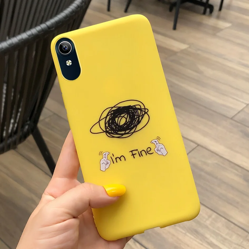 Colorful Daisy Flower Case For Vivo Y91C Cover VivoY91C Y90 Phone Cases Soft Silicone Matte Y1s 1929 6.22" Fundas | Мобильные