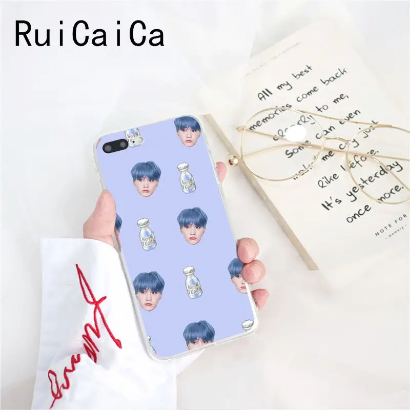 A10 Ruicaica KPOP корейские мальчики Jimin Suga RM Роскошный Уникальный Дизайн чехол для телефона для iPhone 8 7 6 6S Plus X XS MAX 5 5S SE XR 10 - Цвет: A10