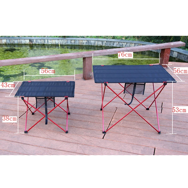 Portable Foldable Table Camping Outdoor Furniture Computer Bed Tables Picnic 6061 Aluminium Alloy Ultra Light Folding Desk images - 6