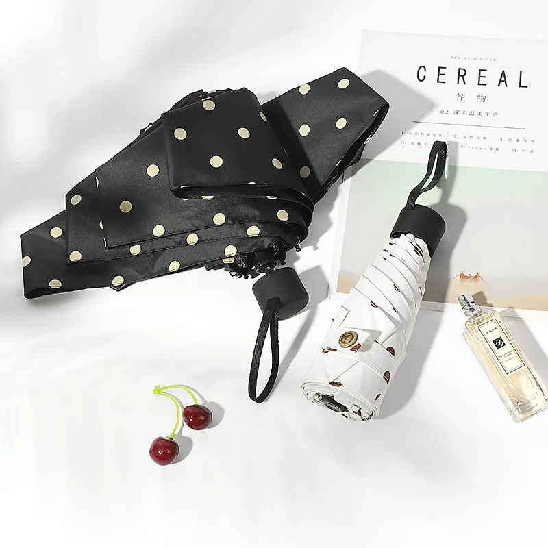 Мини Складной Карманный Зонт небольшие сверхлегкие зонтики пять раз