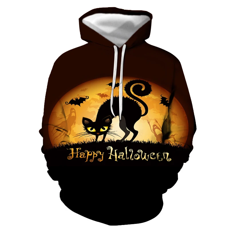 Хип-хоп стиль череп Джек печать дамы 3D Толстовка Хэллоуин подарок Красный