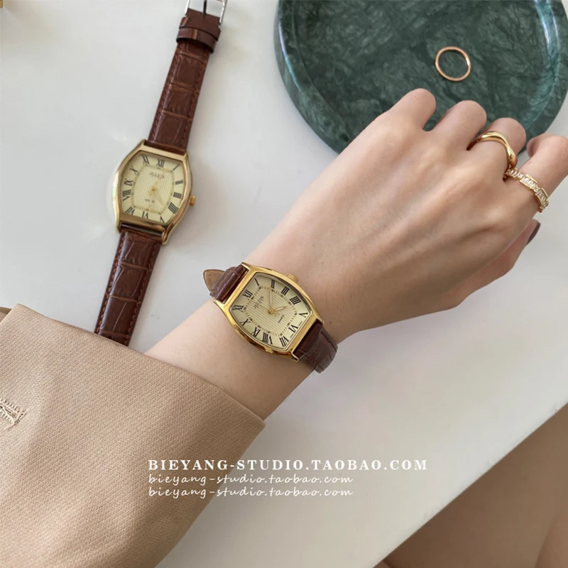 

zq Watch New Quartz Mild Luxury Retro Qixi Birthday Gift for Girlfriend