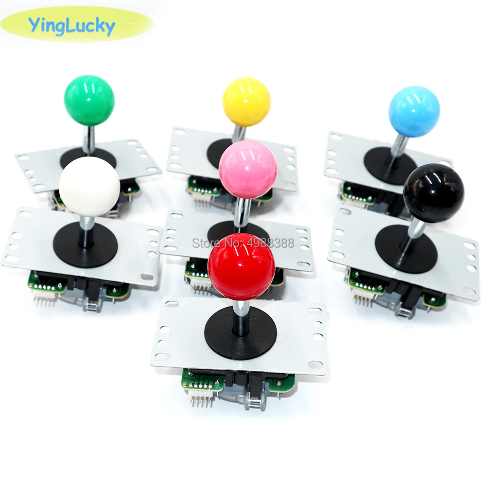 Yinglucky аркадный классический джойстик 4 пути 5pin DIY игровой джойстик красный шар Боевая палка запасные части для игры аркадная jamma