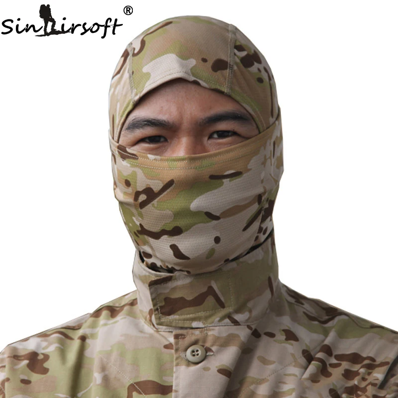 SINAIRSOFT Rattlesnake Tactical Airsoft Wargame Breathing Dustproof Face Balaclava Hood Motorcycle Ski Cycling Hunting Full | Спорт и