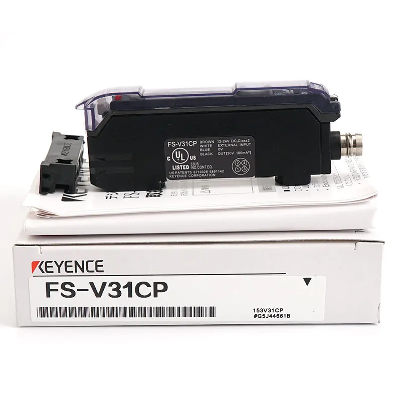 

Keyence FS-V31CP digital fiber optic sensor M8 connector type PNP output basic unit new original genuine goods in stock