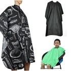 Многоразовый парикмахерский фартук сделай сам для взрослых и детей, мантия для стрижки волос, водонепроницаемая накидка для парикмахерской, протектор для уборки дома, 1 шт.