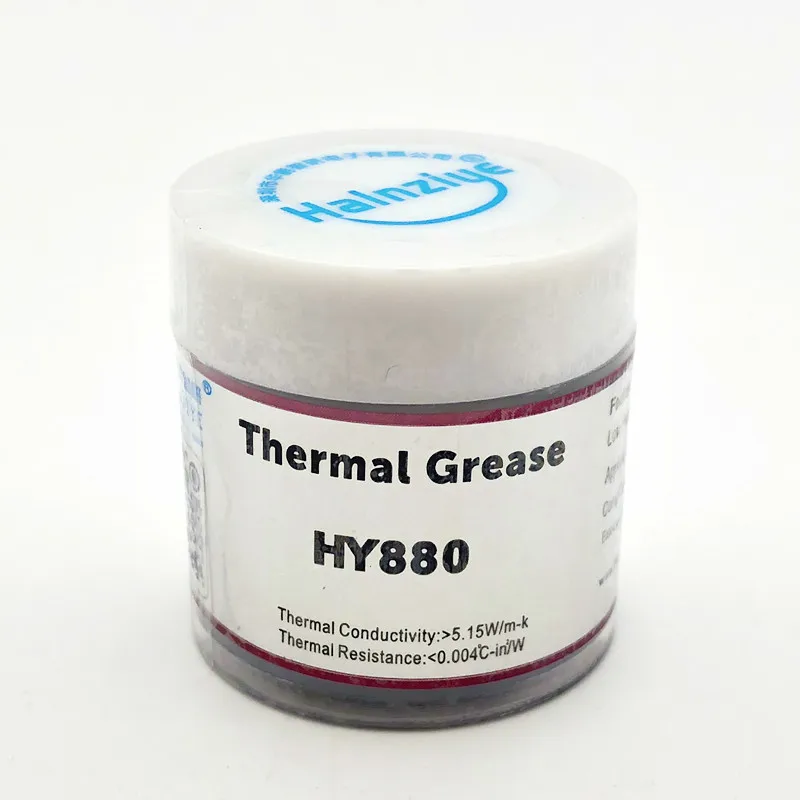 Hy880 10g Thermal Grease 5.15w/m-k,Used For Processor,Water Cooler Radiator AMD Lntel CPU GPU Chipset Notebook Computer