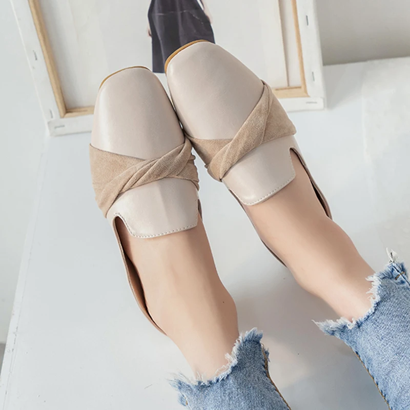 

Loafers Female Shoes Mules For Women 2021 Butterfly-Knot Slippers Flat Cover Toe Slides New Soft Summer PU Rubber Basic