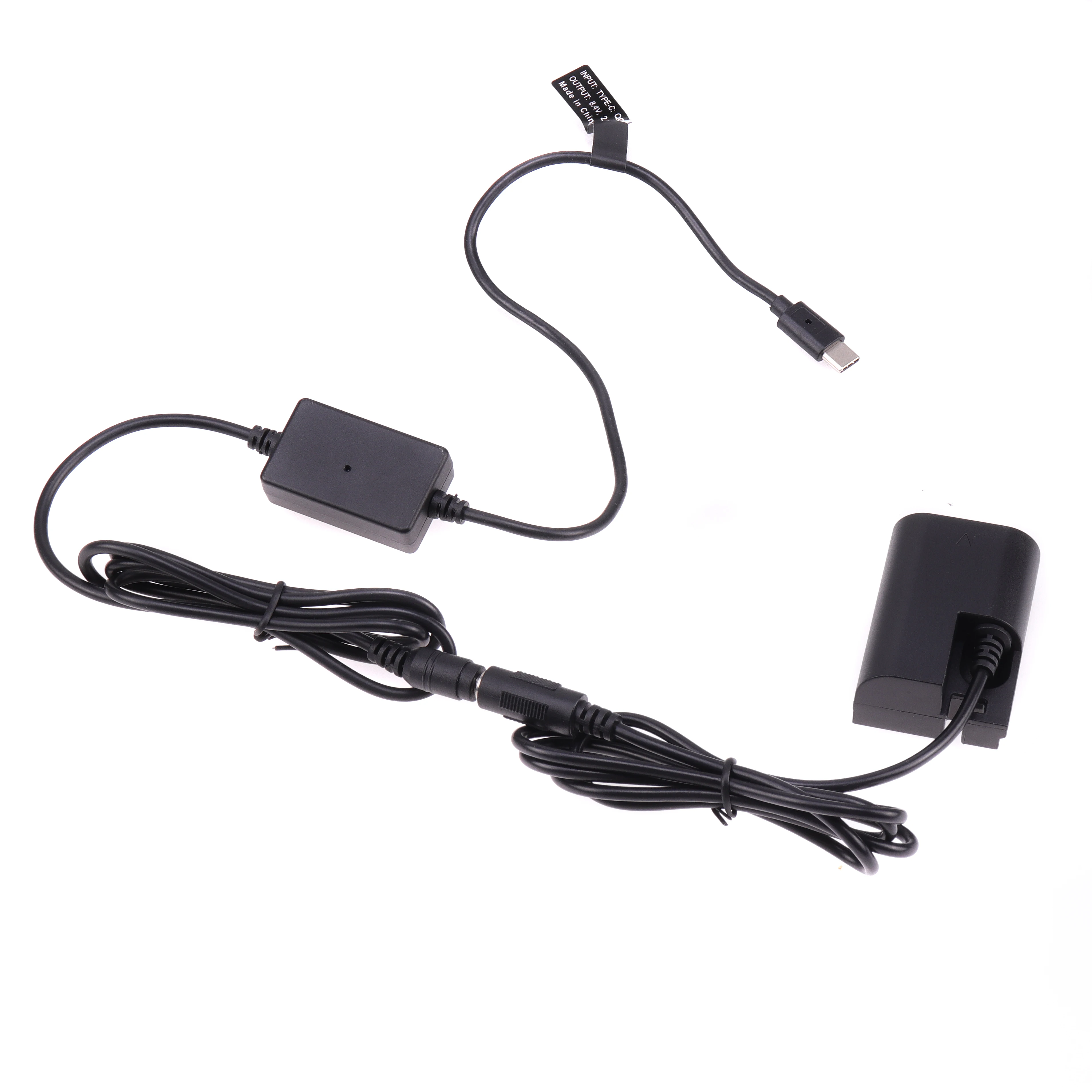 

FOTGA LP-E6 Dummy Battery Adapter Power Supply with TYPE-C Cable for Canon 5D2 5D3 5D4 6D 6D2 60D 7D 7D2 70D 80D 90D 5DSR R R5