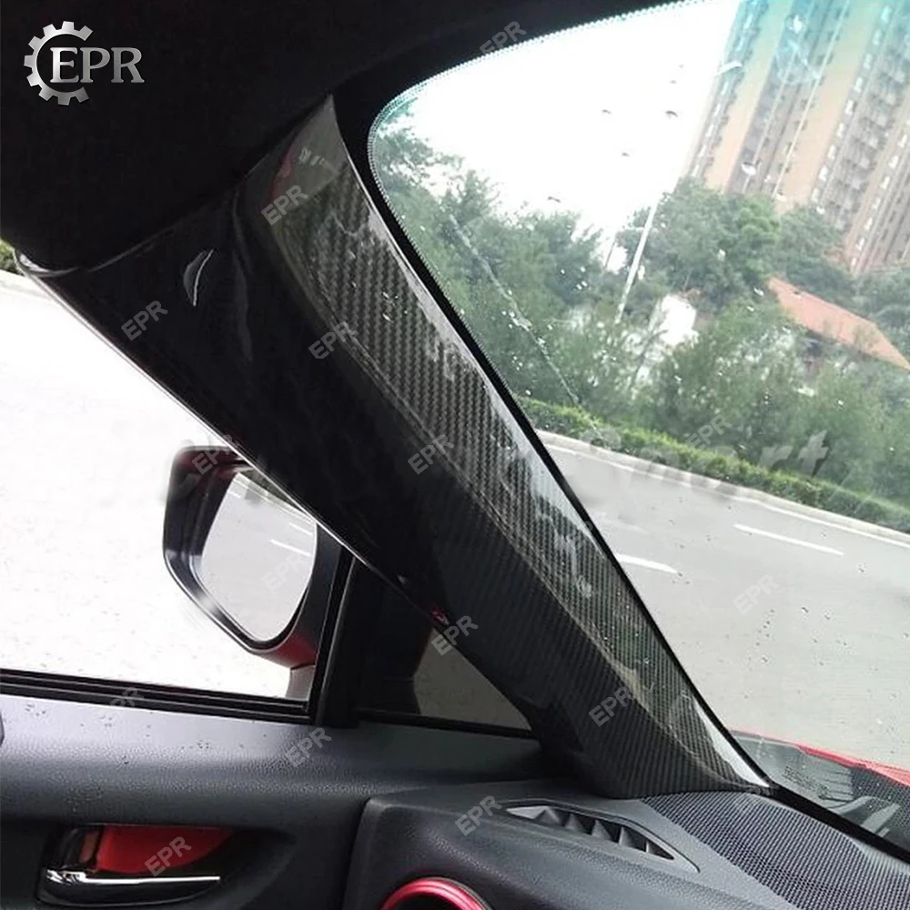 Для BRZ/FT86/GT86 матовое углеродное волокно а Крышка пара LHD/RHD BRZ FT86 GT86 внутренняя