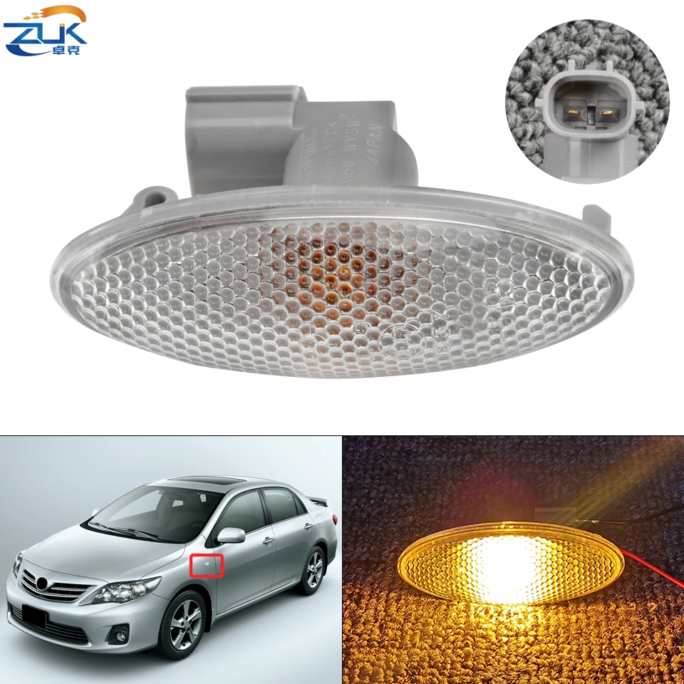 ZUK автомобильный светильник Fender для TOYOTA COROLLA 2007 2014 VIOS 2008 2013 RAV4 2006 YARIS боковая