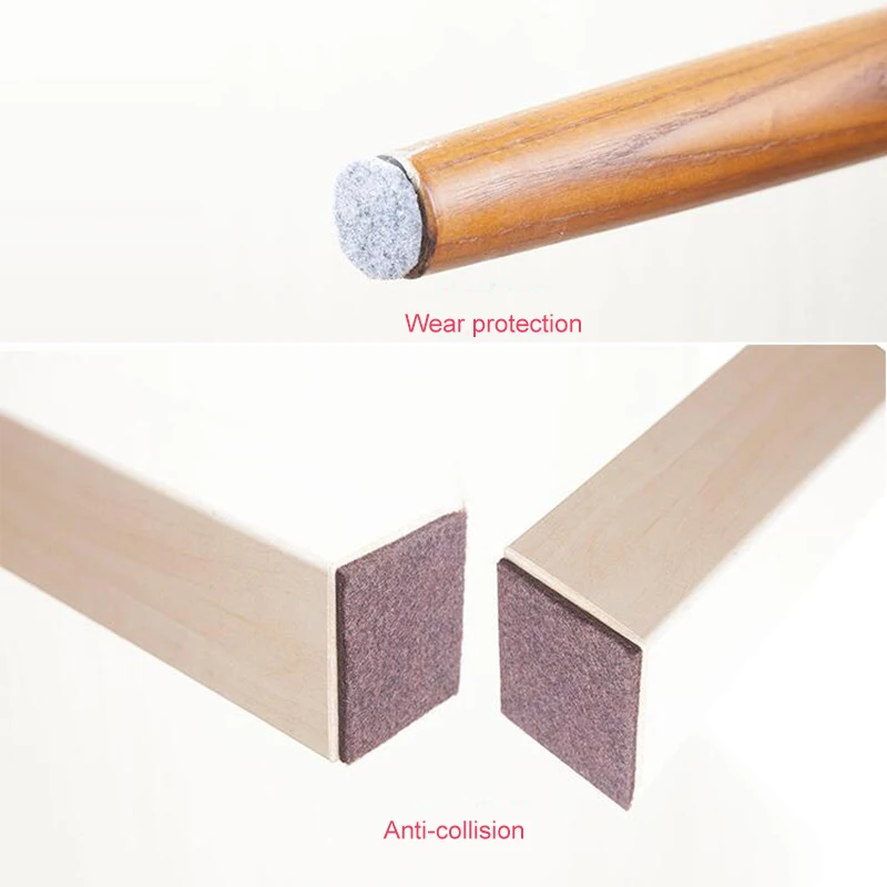 Ножек стола защита Войлок самоклеящиеся утолщение войлок коврик для ног крышка