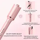 Автоматическая Плойка для завивки, вращающаяся профессиональная плойка, инструменты для укладки, керамические волнистые завивки волос, волшебные бигуди, пляжные волны