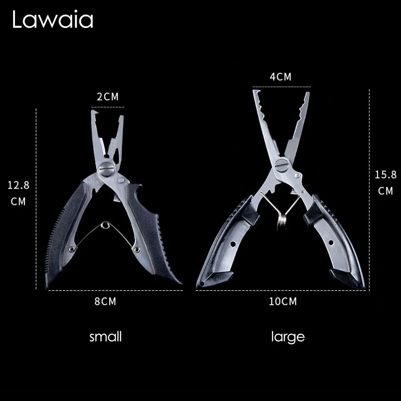 Lawaia Многофункциональный рыболовный зажим с изогнутым ртом клещи для контроля
