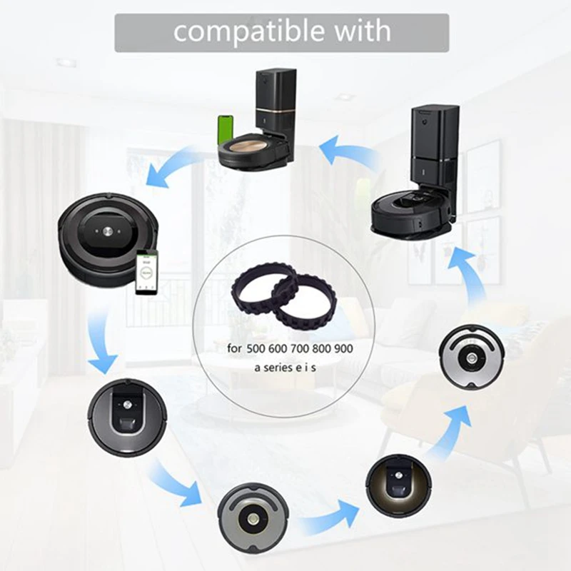 Колесные шины для робота-пылесоса IROBOT ROOMBA 620880680980780 I7 E5 976698676500510 запасные части |