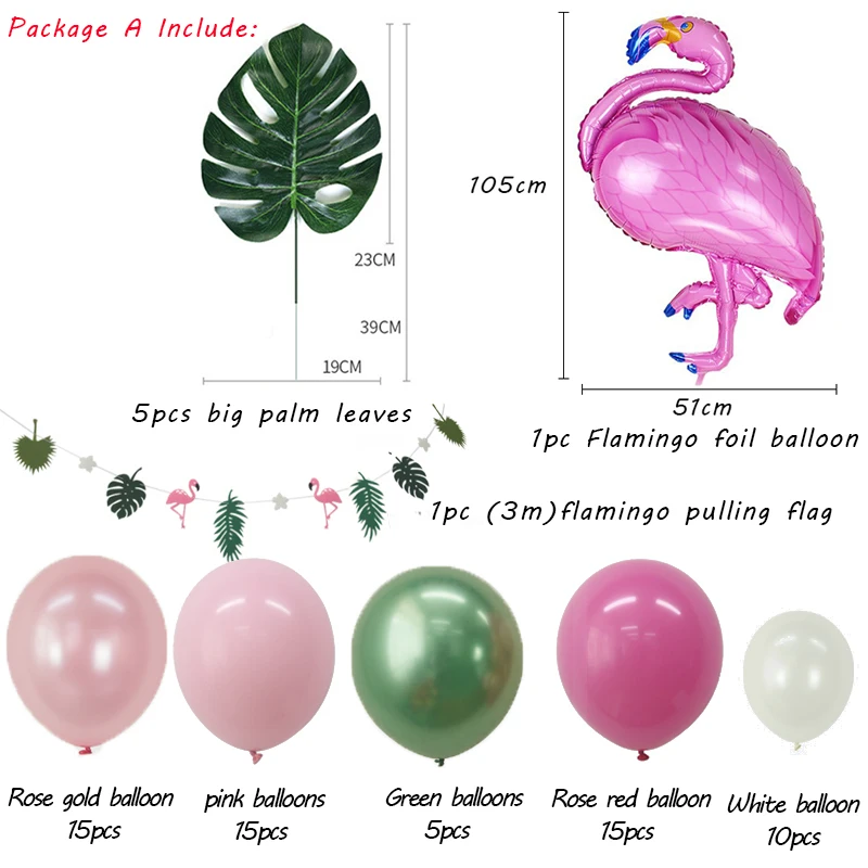Воздушный шар в виде фламинго для вечеринки свадебное украшение воздушный