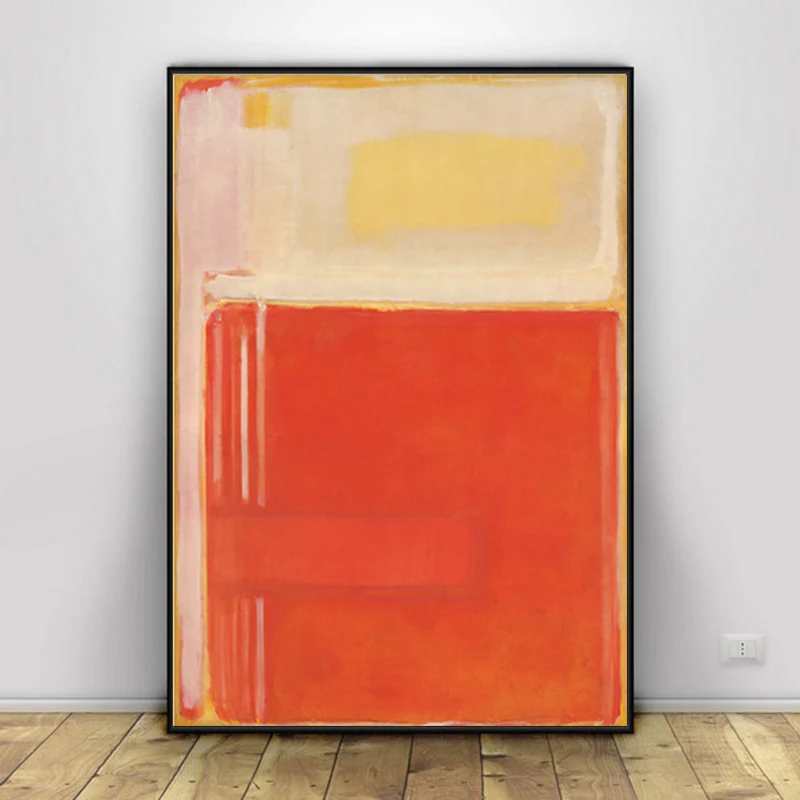 Mark Rothko абстрактная живопись маслом на холсте постер и печать без рамки спрей