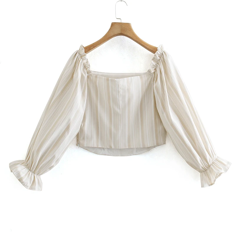 Женская обувь с принтом в полоску блузка длинным рукавом на молнии верхняя