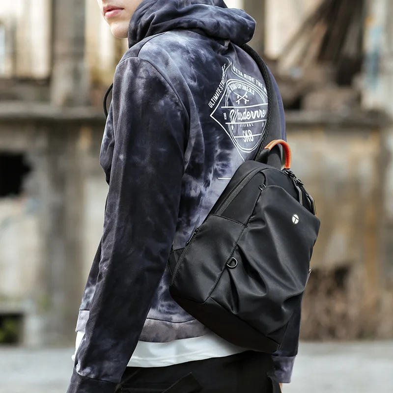 2019 Tangcool New Style Fashion Stylish Waterproof Large Capacity Multi-Compartment Outdoor Travel Men's Chest Pack |