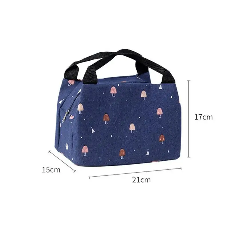 

Insulated Lunch Bag Cooler Women Tote Handbag Insulated Lunch Liner Box For Picnic Oudoors Thermal Water-resistant Soft Bag J2T7