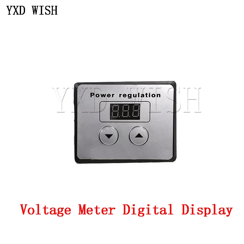 Voltage Meter Digital Display For Electronic Regulator 3 Digits 0-100% Power Regulation 10000W 4000W Meters | Обустройство дома