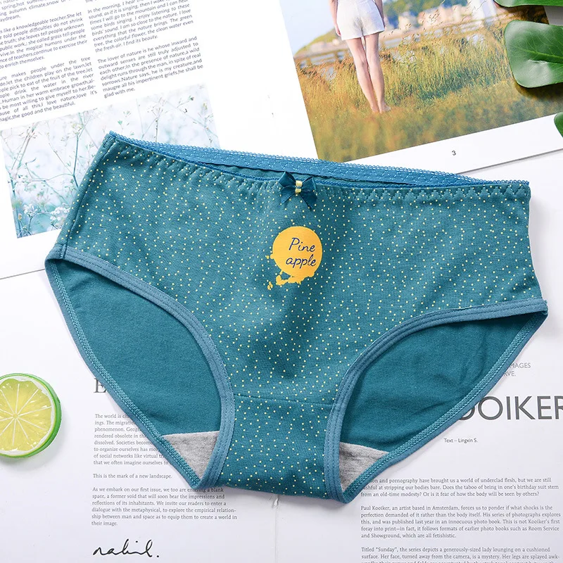 4 шт. / Лот Молодая Хлопок Милые Девушки Трусики Жизнеспособность Прекрасные