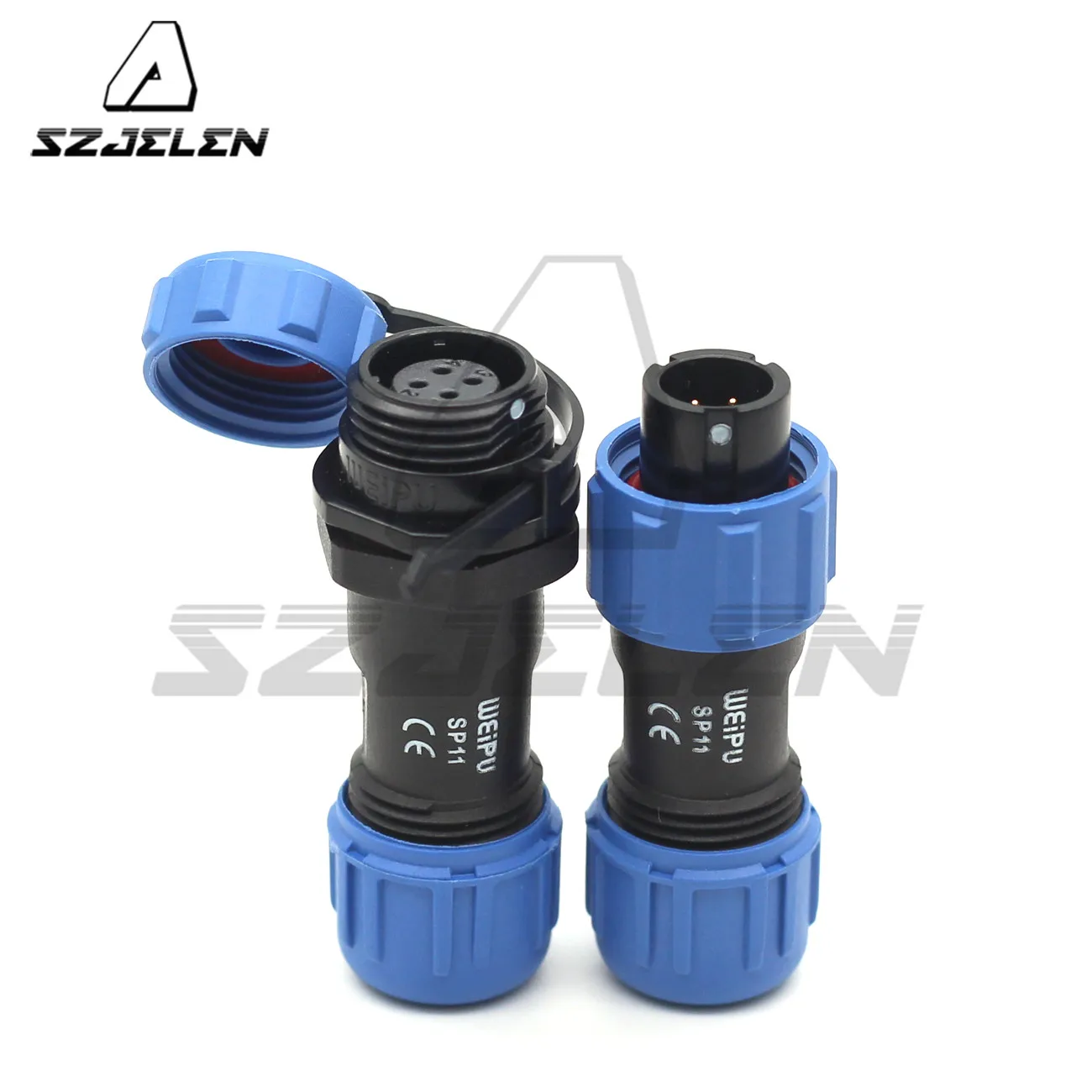 SP11 Type 4-Pin Docking Waterproof Connector Plug &amp Socket Aviation Industrial Equipment Wire Male and Female IP67 | Обустройство