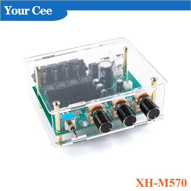 XH-M570 TPA3116D2 Плата усилителя 80 Вт * 2 цифровой стерео аудио звук высокая мощность