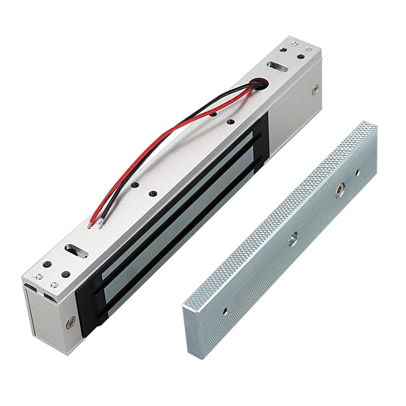 

NEW-Electronic Door Lock Safurance Single Door 12V Electric Magnetic Electromagnetic Lock 280Kg(600 Lb) Magnetic Lock Access Con
