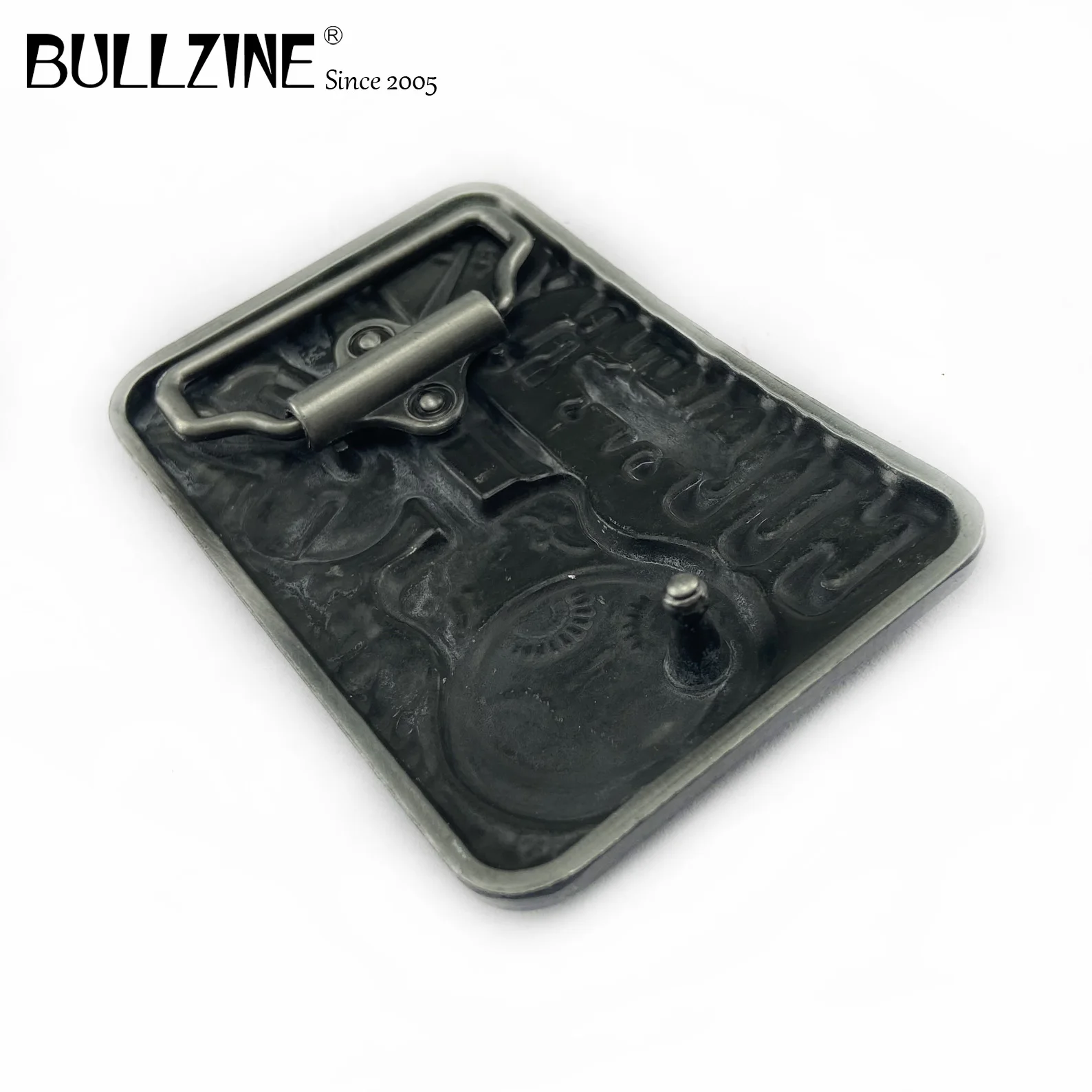 В Bullzine Кантри пряжки ремня с оловянной отделкой FP-03124 подходит для детей на