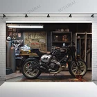 Фоны для фотосъемки мотоцикл ремонтная мастерская на прищепках воздушные шары обои стены детского студийного фотографирования фоны портретный фон для студийной фотосъемки