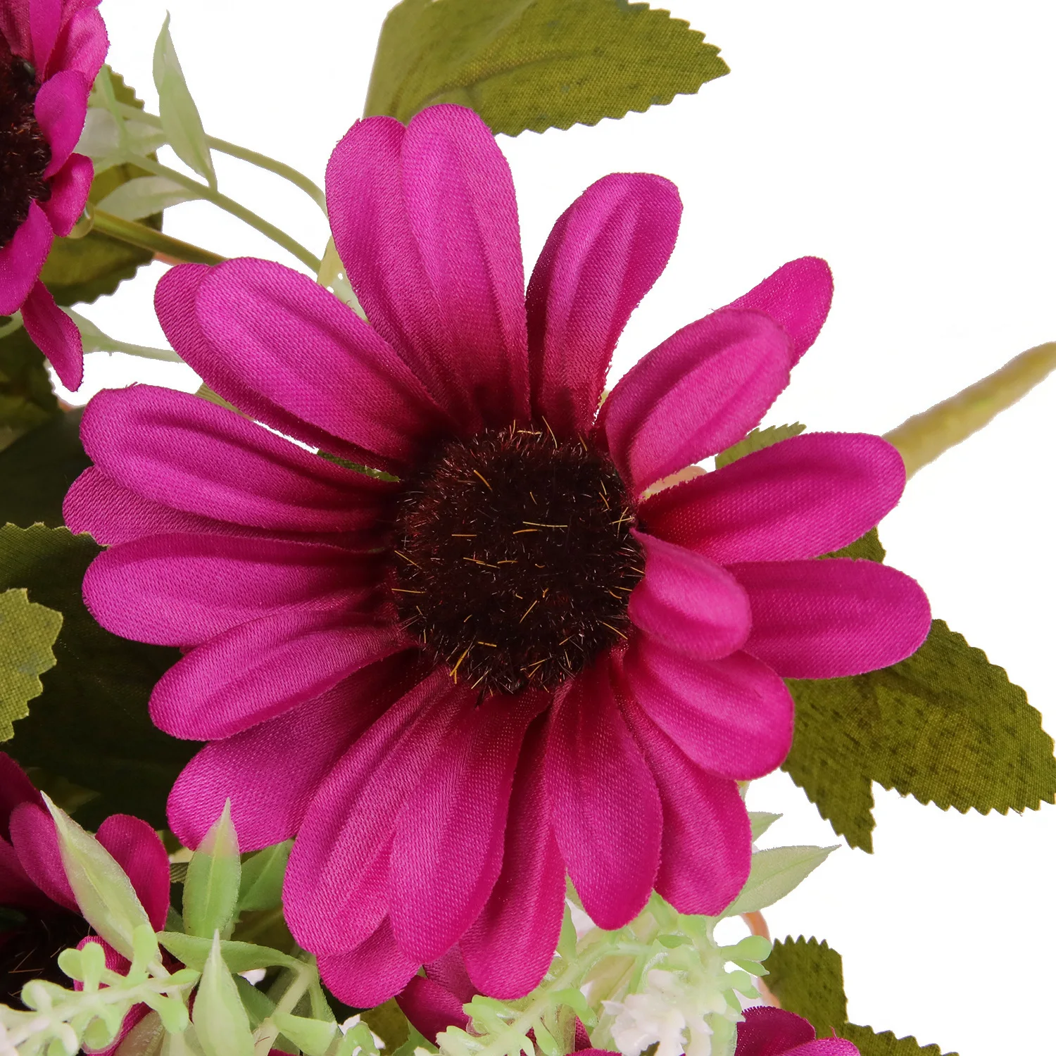 9 big head multicolor rose vase home decoration accessories fake daisy plastic DIY flower Christmas wedding flo | Дом и сад