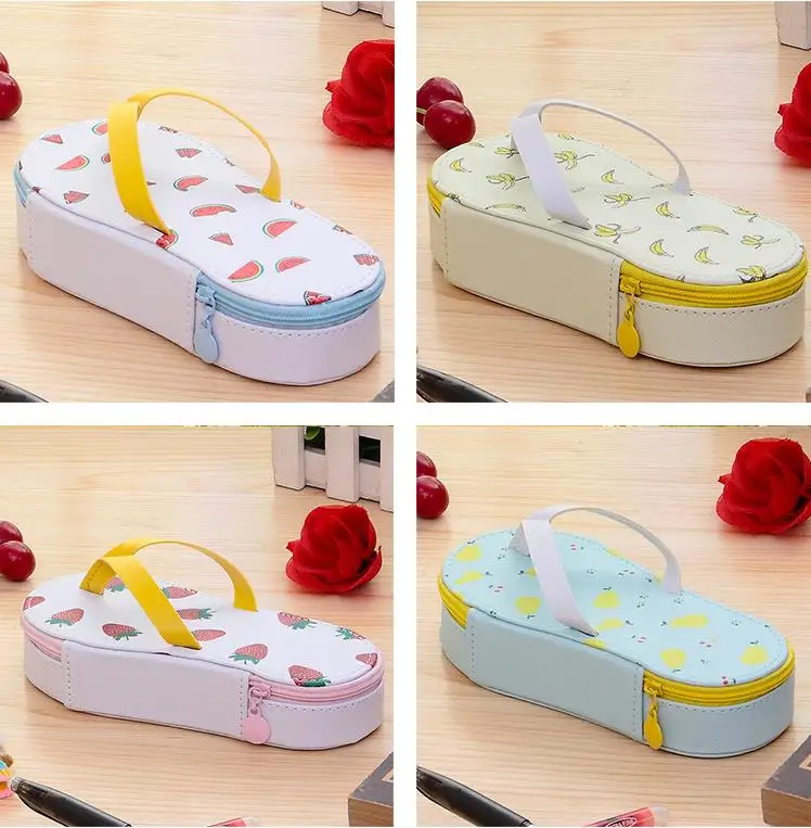 Новинка чехол для школьного карандаша с мультяшными фруктами детей Подарочный