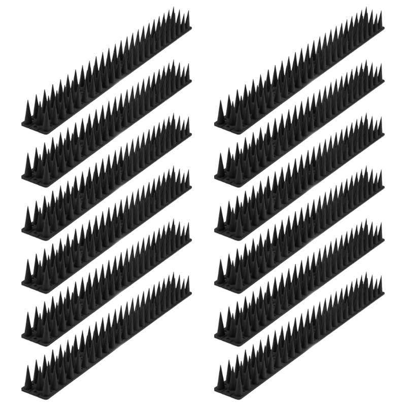 

12pcs Anti-bird Thorn Pest Control Scare Deterrent Cat Pigeon Owl Repellent Wall Spikes Garden Supplies H051