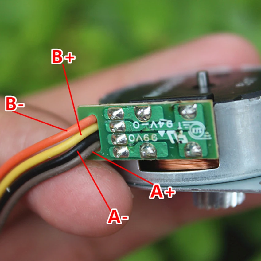 35 шаговый двигатель 2 фазы 4 провода шаг угол: 7 5 градусов микро украшенное